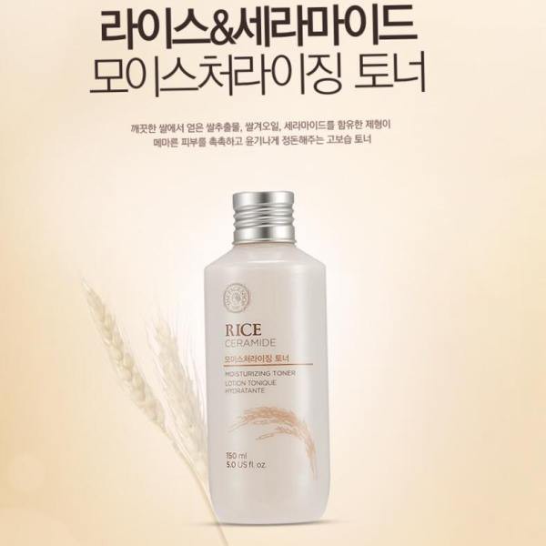 Nước Cân Bằng Dưỡng Da Trắng Sáng The Face Shop Rice Ceramide Moisturizing Toner 150ml | BigBuy360 - bigbuy360.vn