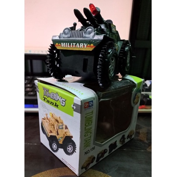 Xe Tăng Nhào Lộn, Xe Tăng Lật Cho Bé, Chạy 2 Pin AA  02045