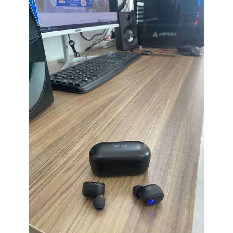 Tai nghe Bluetooth TWS Mozard TS13 like new, tgdd, đen hoặc xanh dương