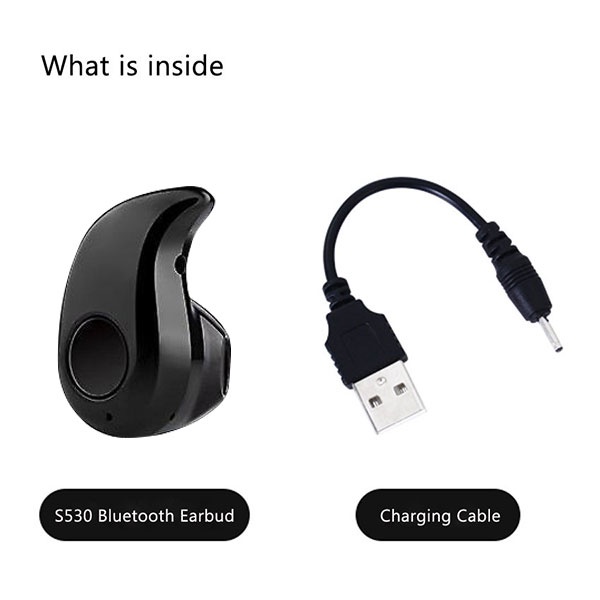 Tai Nghe Bluetooth Mini S530 Có Mic Dùng Cho Mọi Dòng Điện Thoại Thông Minh