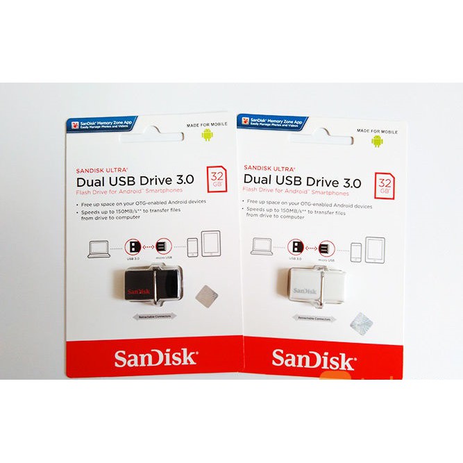 Usb Sandisk 32gb Flashdisk Otg Fd Usb 3.0 Sdhc Flashdisk Plus Sandisk Otg
