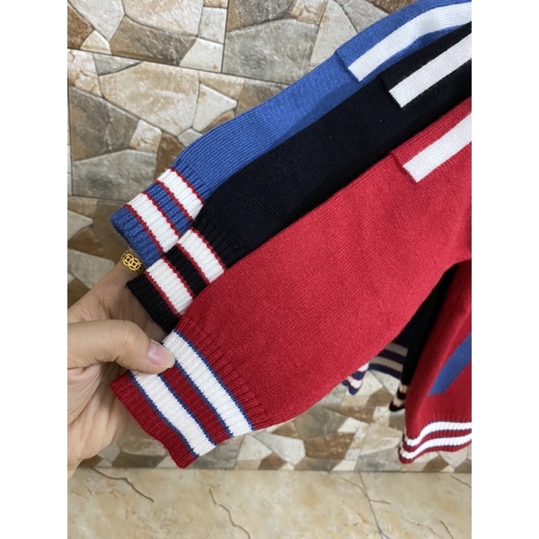 Áo Len Cổ Tim, Áo Len Cardigan Cho Bé Trai Size 1-4 Tuổi