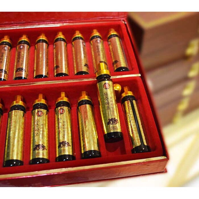 Tinh Chất Đông Trùng Hạ Thảo Hàn Quốc, Hộp Đỏ 20 ống*20ml