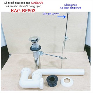 VẢ LAVABO CHO VÒI NÓNG LẠNH CAESAR KAG-BF603