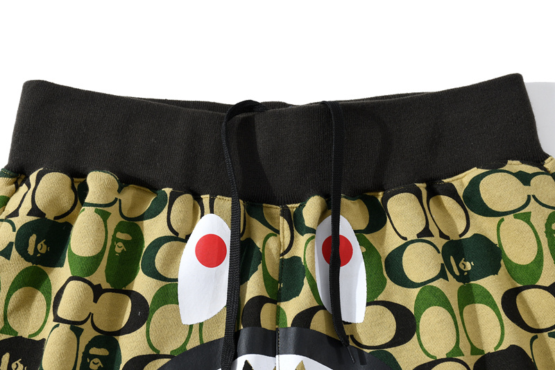 Quần short BAPE họa tiết rằn ri tùy chọn họa tiết