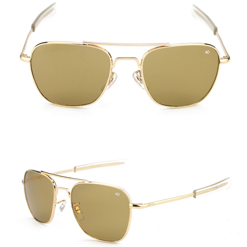 Kính Mát Phân Cực Douglas Macarthur Aviation Zonnebril Gọng Vuông Bằng Kim Loại Cho Nam