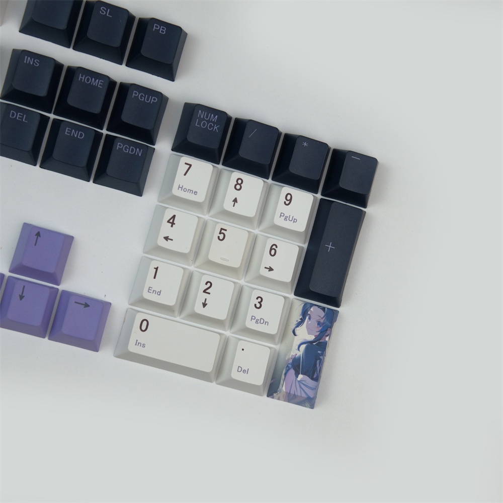 Gói phím GMK Butterfly Ninja, 133 phím Keycaps Cherry Profile DYE-SUB Cá nhân hóa GMK Keycaps cho bàn phím cơ