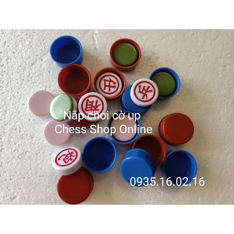 Nắp cờ úp hai màu 32 cái