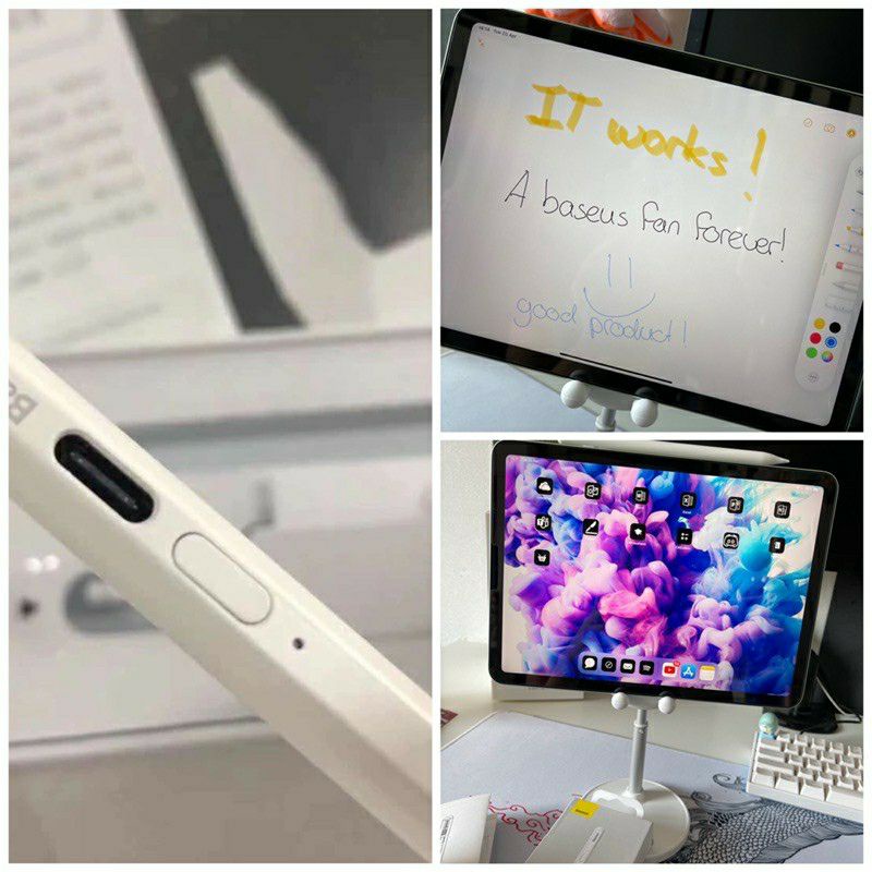 Ảnh Thật Bút cảm ứng Baseus dành cho máy tính bảng dành cho Apple iPad Pro11 12.9 2020 Air Mini 5 Bút chống lem cho iPad
