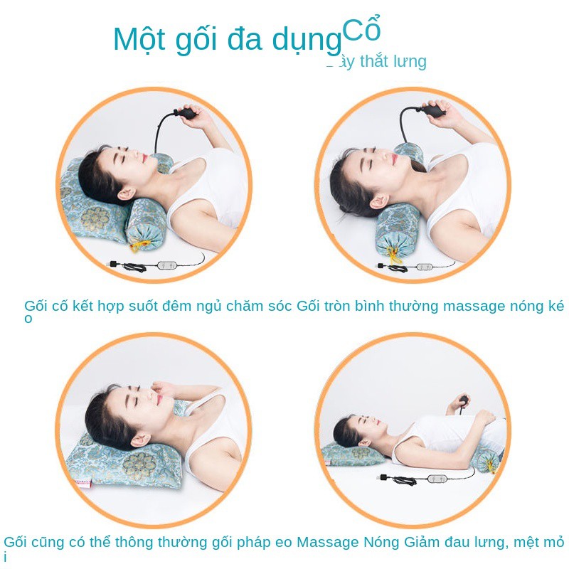 gối cột sống cổ cho người lớn chữa bệnh thoái hóa đốt Đặc biệt Áo đệm kiều mạch hình trụ điều chỉnh