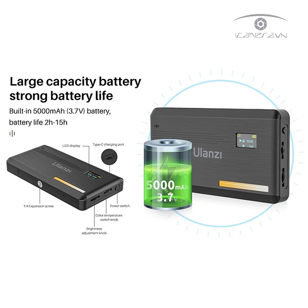 ĐÈN LED ĐỔI MÀU ULANZI VL200 BI-COLOR LED VIDEO LIGHT