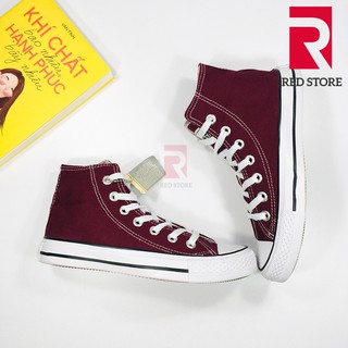 Giày ulzzang CV Classic cổ cao màu tím mận