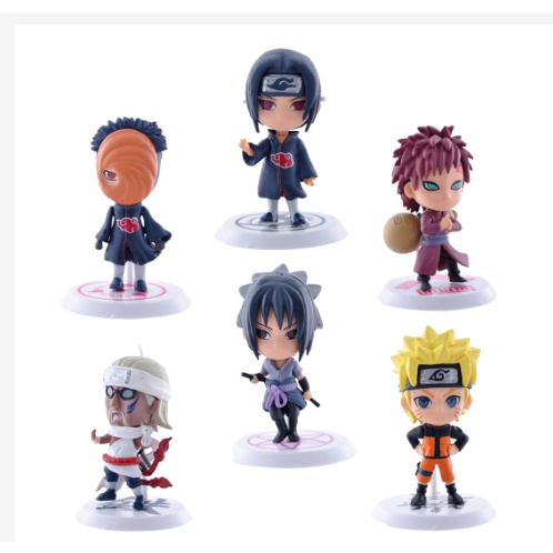 12 Mô Hình Các Nhân Vật Naruto Chibi
