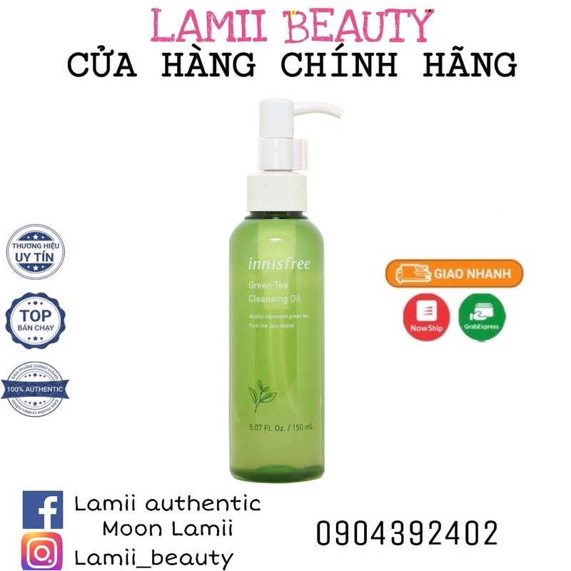 Dầu Tẩy Trang trà xanh Innisfree Green Tea Cleansing Oil 150ml