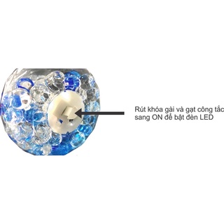 Sáp thơm blue có đèn phát sáng siêu đẹp