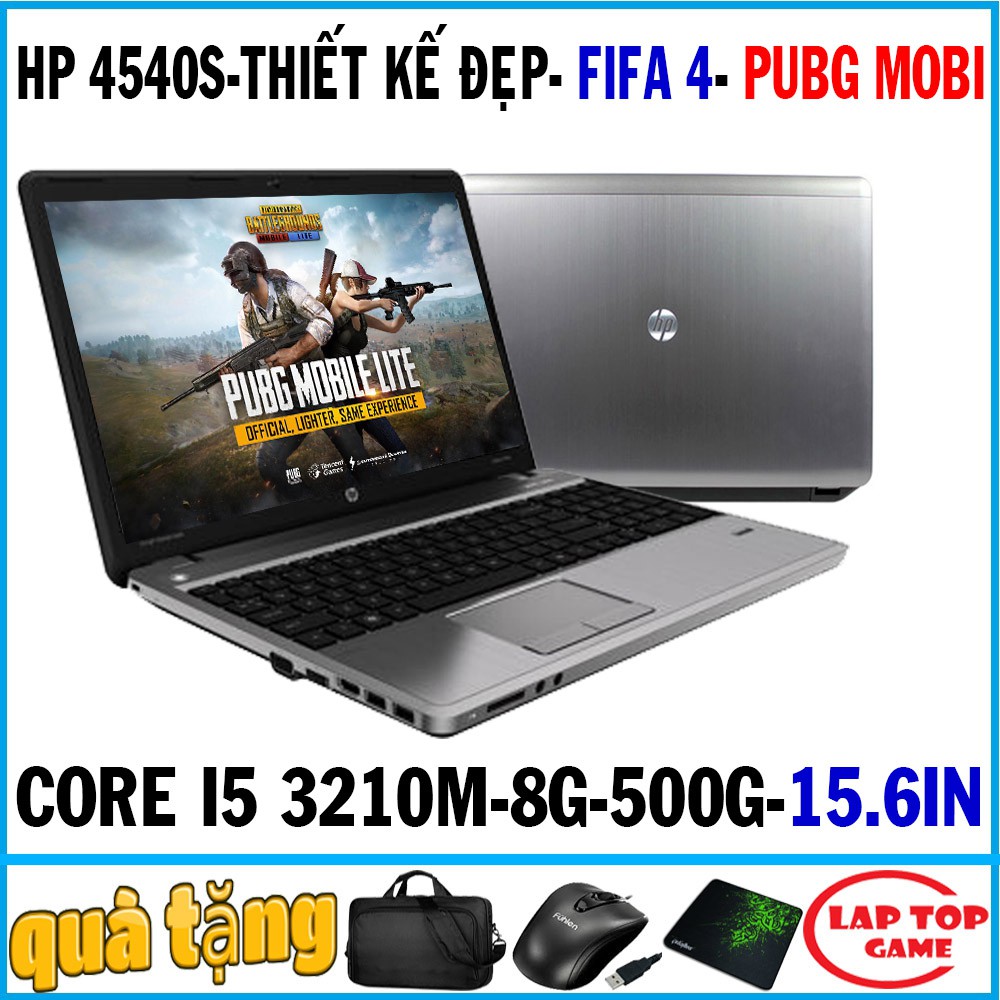 Laptop chơi game fifa 4, pubg mobile, HP 4540s Core i5-3210M, laptop cũ chơi game đồ họa cơ bản