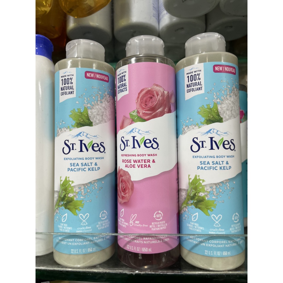 Sữa tắm dưỡng da St.Ives 650ml