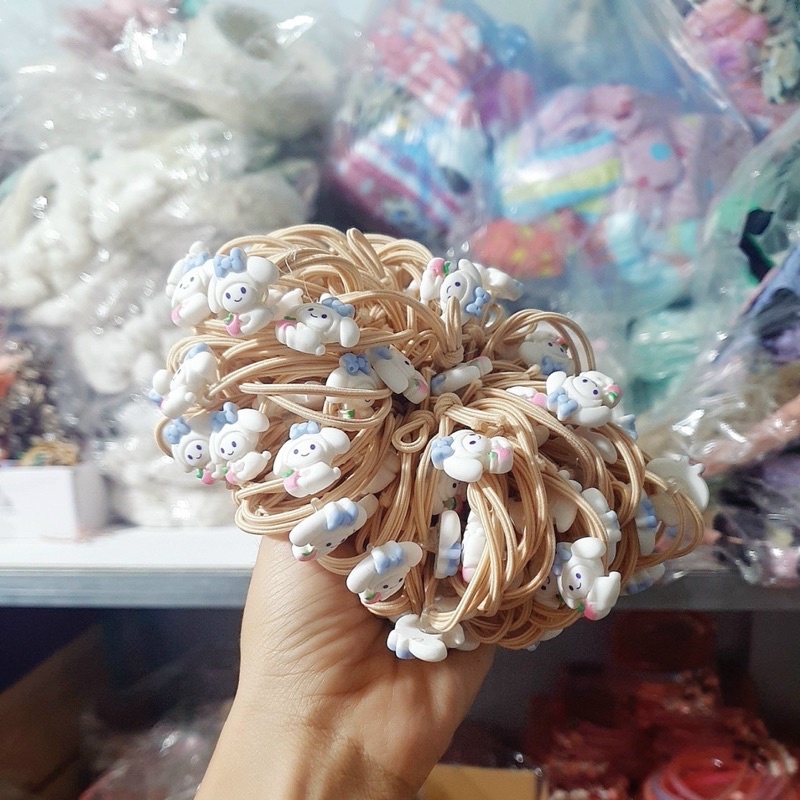 1 dây chun buộc tóc gấu màu ngẫu nhiên dễ thương