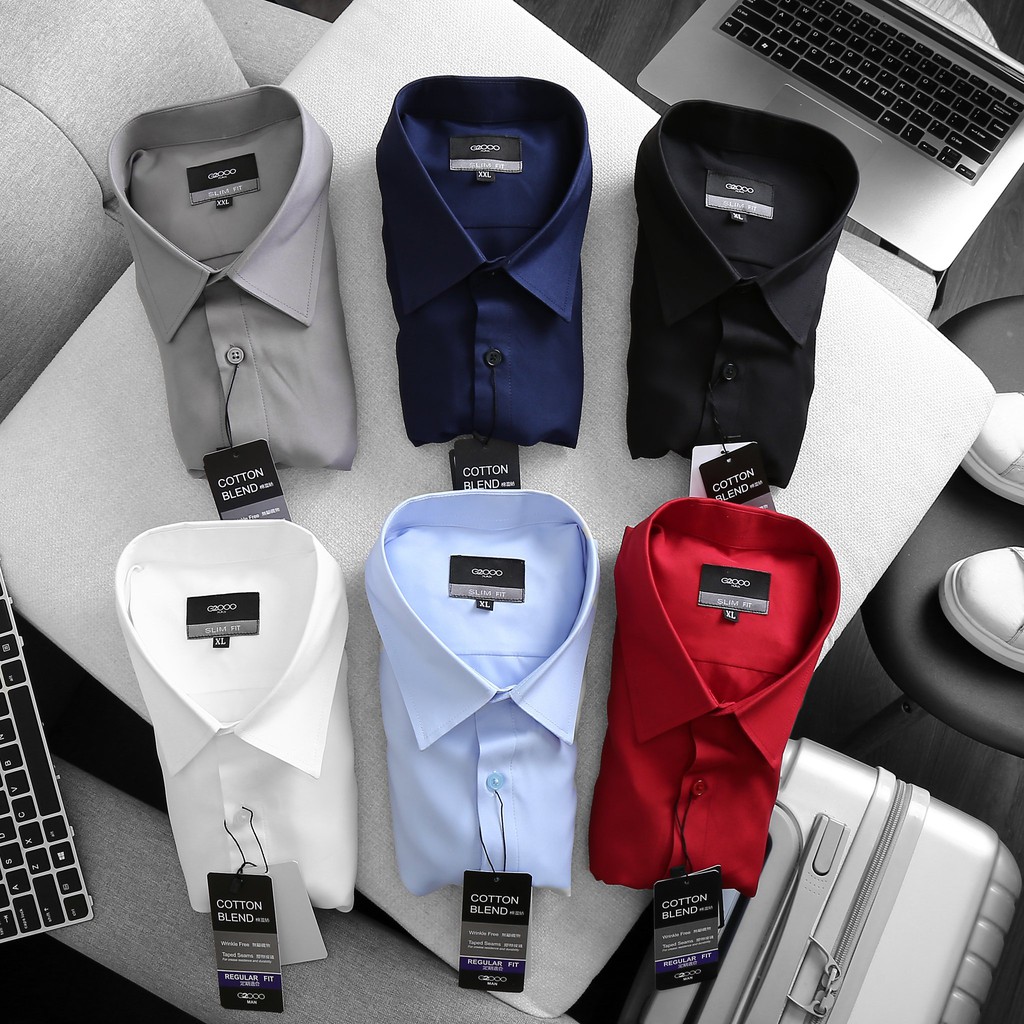 [bigsize < 130kg] ÁO SƠ MI NAM BIGSIZE đủ màu tay dài | BigBuy360 - bigbuy360.vn