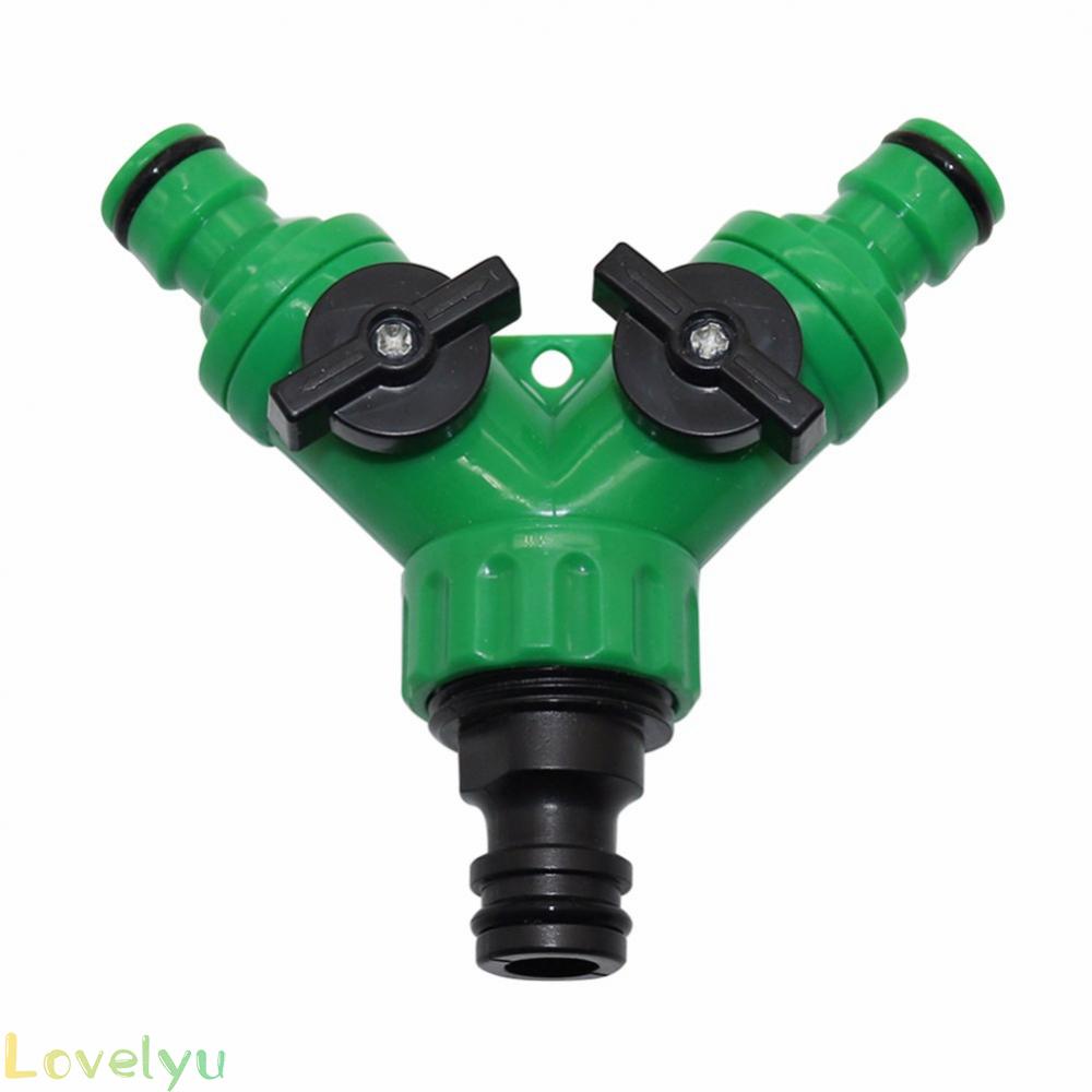 Đầu nối ống nước hình chữ Y 2 chiều bằng nhựa tiện dụng cho sân vườn