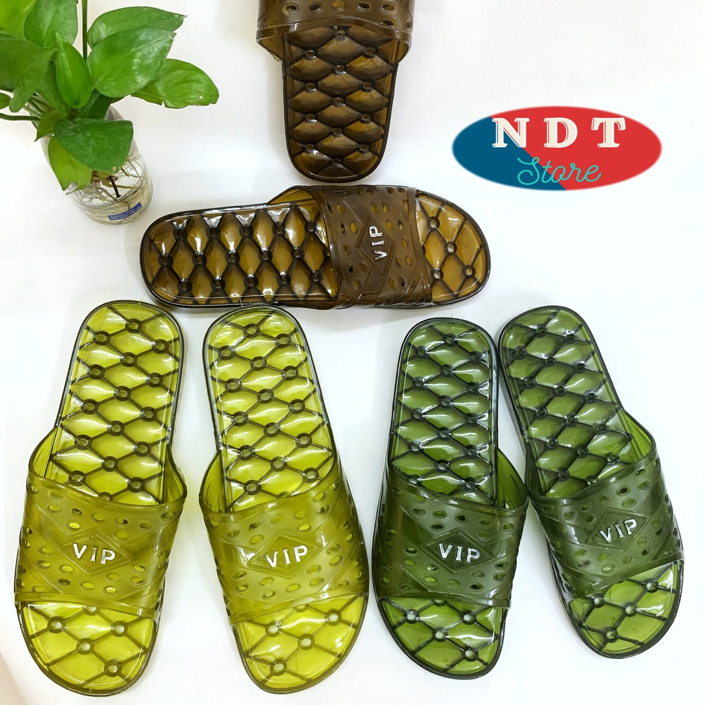 Dép Lỗ Nhựa Dép Vip Đi Trong Nhà Nhà Tắm Hàng Việt Nam