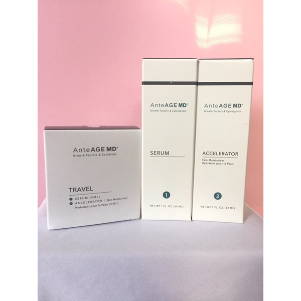Combo AnteAGE MD Serum Và Accelerator Dưỡng Ẩm, Bảo Vệ, Tái Tạo Và Trẻ Hoá Làn Da 30ml