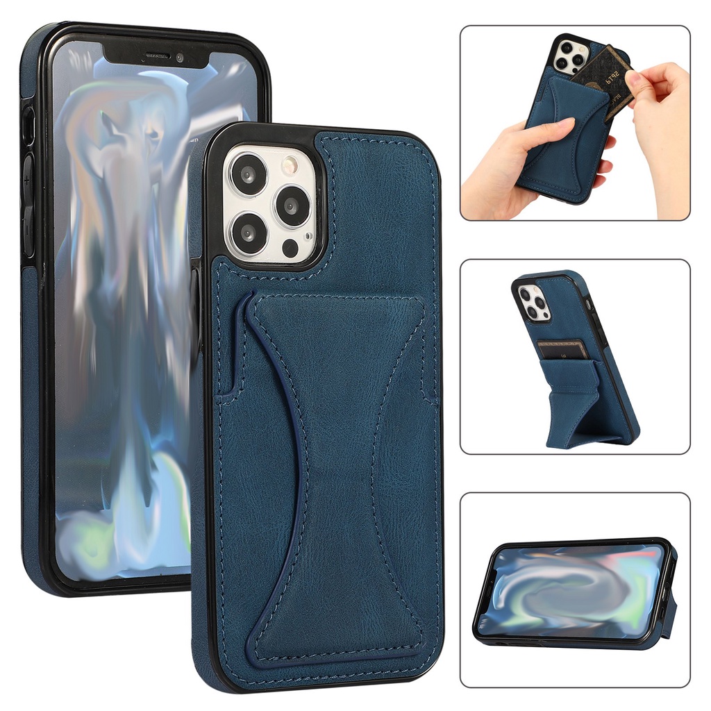 Bao Da Điện Thoại Có Ngăn Đựng Thẻ Từ Tính Cho iphone 11 12 13 14 15 pro max 11 12 13 14 15 Ốp