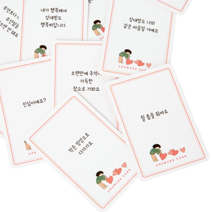 Bộ Thẻ Trả Lời Tình Yêu ARTBOX Hàn Quốc Sáng Tạo
