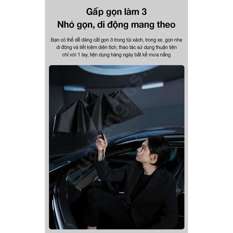 Ô mưa ô dù thông minh gấp tự động Xiaomi UREVO Electric Umbrella