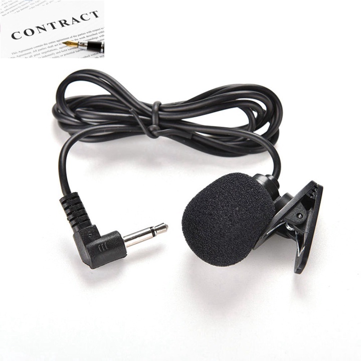 Hợp đồng mua sỉ Micro kẹp cổ áo đầu jack 3.5mm cho máy tính bàn/Notebook tiện dụng chính hãng