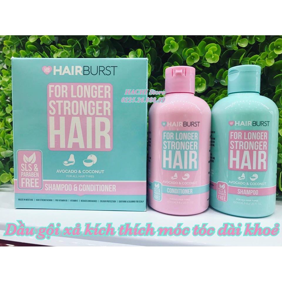 Bộ dầu gội & xả cao cấp HAIRBURST