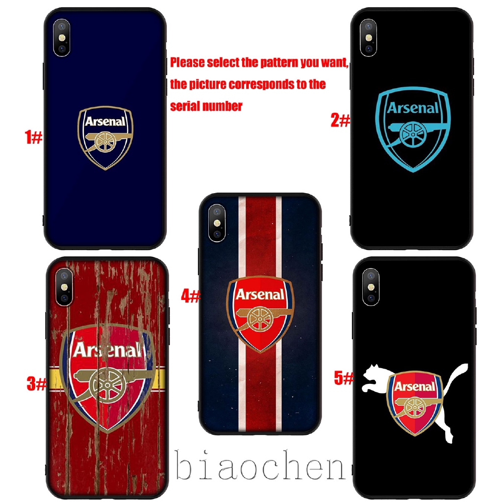 Ốp lưng logo đội bóng Arsenal nhiều mẫu cho điện thoại Samsung Galaxy A51 A71 A81 A91 J7 Duo Note 10 Plus Lite 8 9