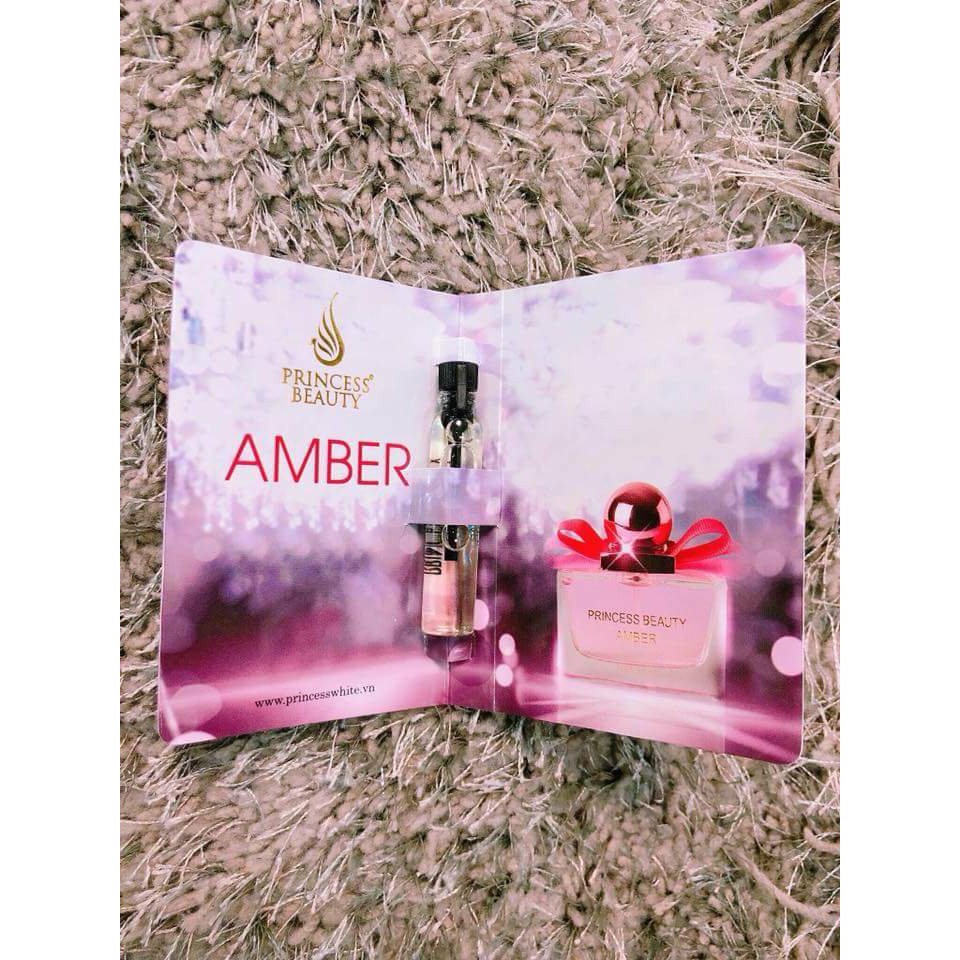 ỐNG TEST NƯỚC HOA AMBER HƯƠNG VỊ QUYẾN DŨ - NƯỚC HOA CAO CẤP - PRINCESS BEAUTY