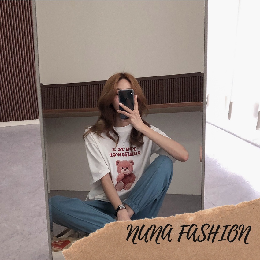 Áo thun nam nữ áo phông nam nữ đẹp unisex form rộng tay ngắn in hình cổ tròn NUNA FASHION AT11