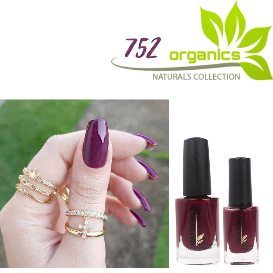 [Chính Hãng] Sơn móng tay Organic màu đỏ tím 752