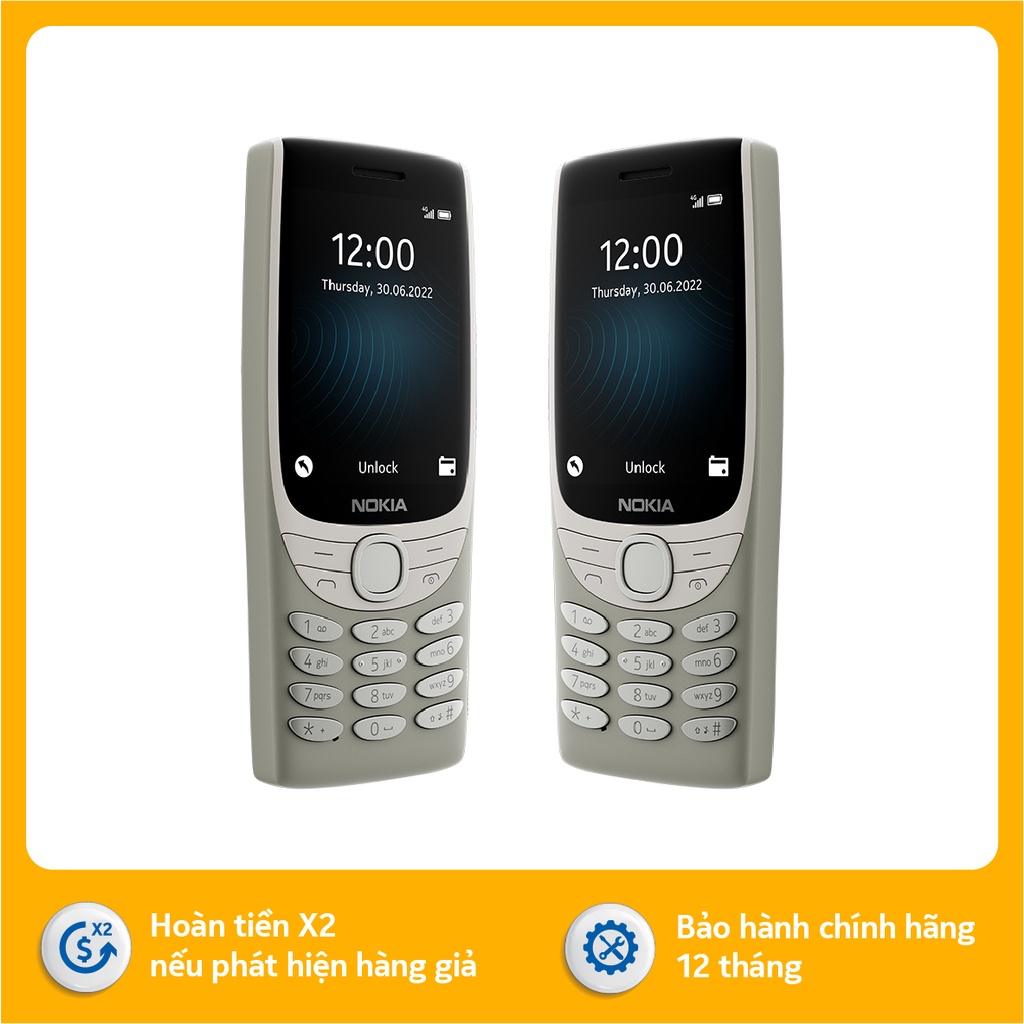 Điện thoại Nokia 8210 4G DualSim - Hàng Chính Hãng