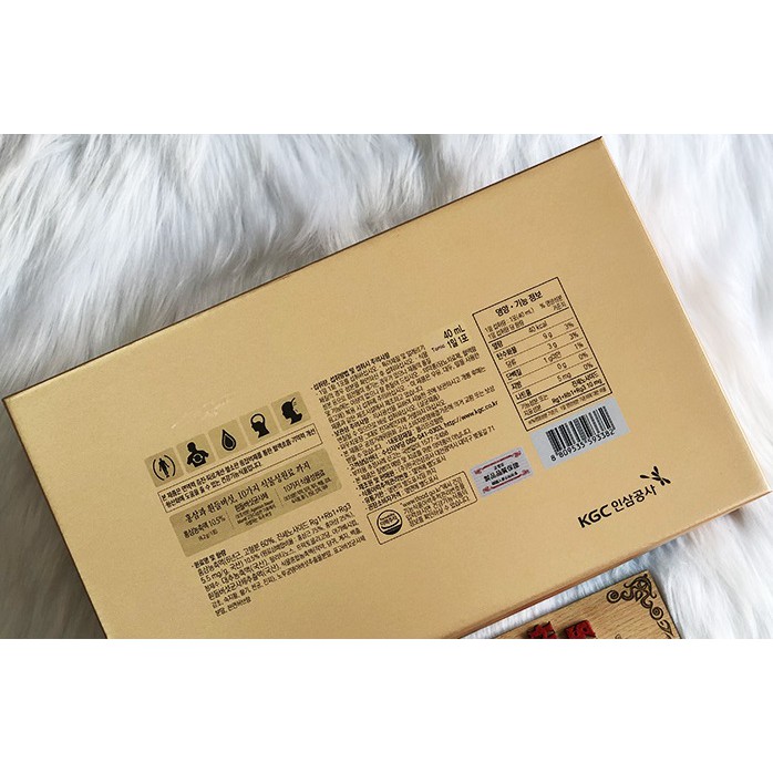 Nước hồng sâm TONIC GOLD KGC 40ml x 30 gói - Cheong Kwan Jang