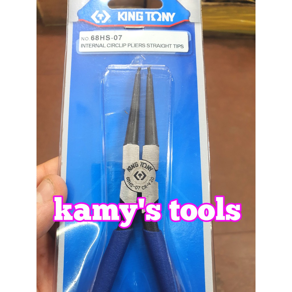 Kìm phe Kingtony 7 inch thẳng ra 68SS-07 và thẳng vô 68HS-07