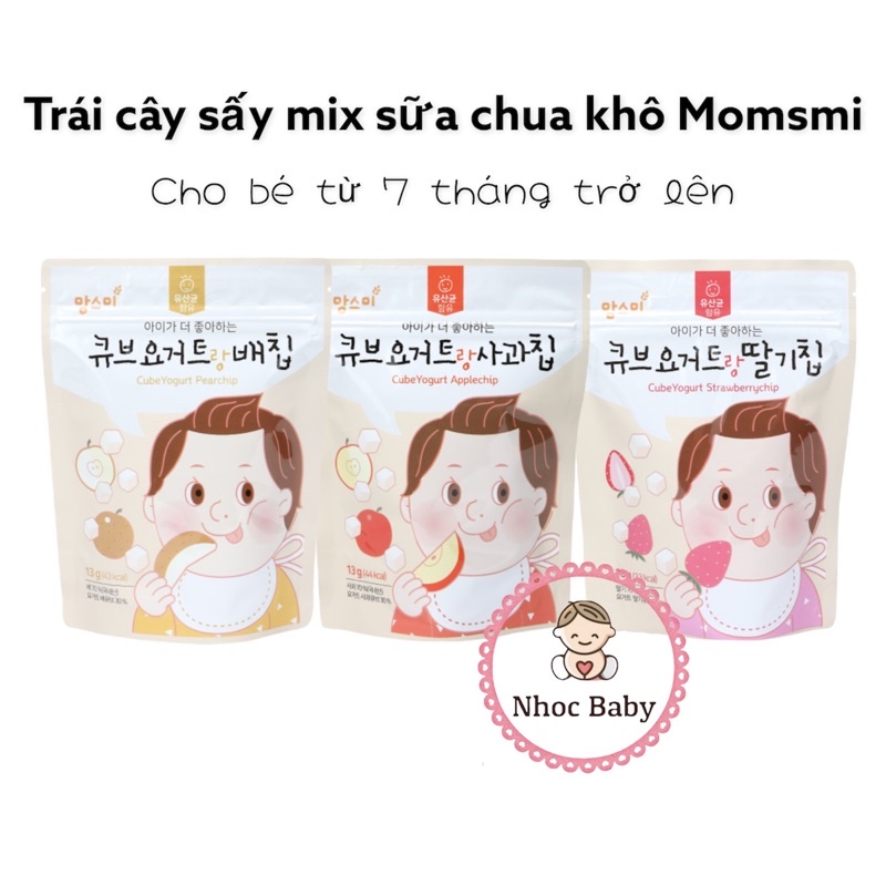 Momsmi - Trái cây và sữa chua khô sấy lạnh (Hàn Quốc)