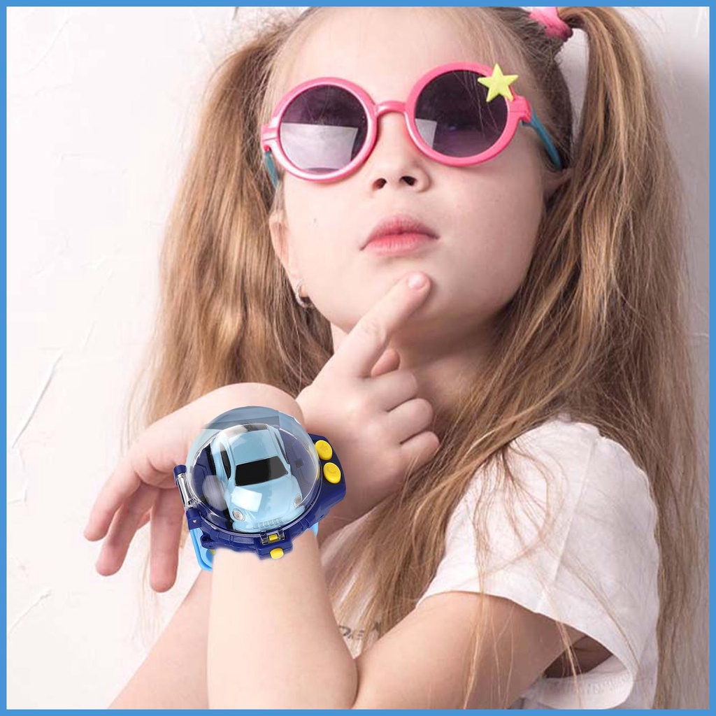 Đồng Hồ Điều Khiển Từ Xa Mini 2.4 GHz Cổng Sạc USB Cho Xe Hơi/Xe Đua Dễ Thương