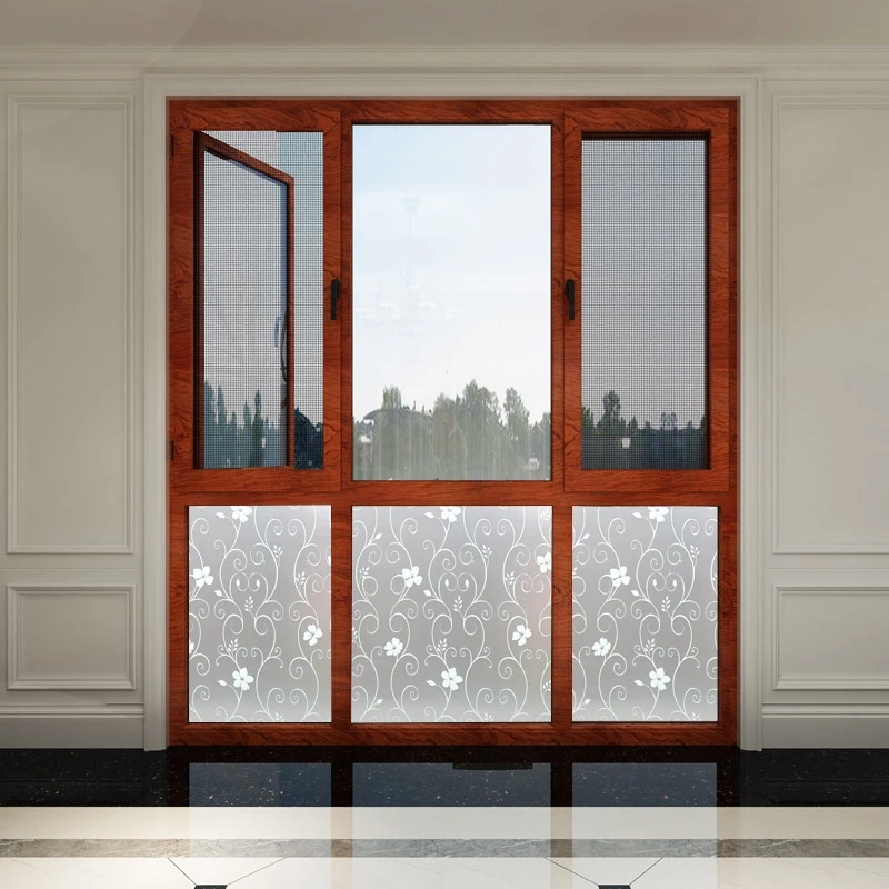 Miếng Dán Cửa Kính Bằng PVC Chống Nhìn Trộm Kích Thước 45x100cm Tiện Dụng
