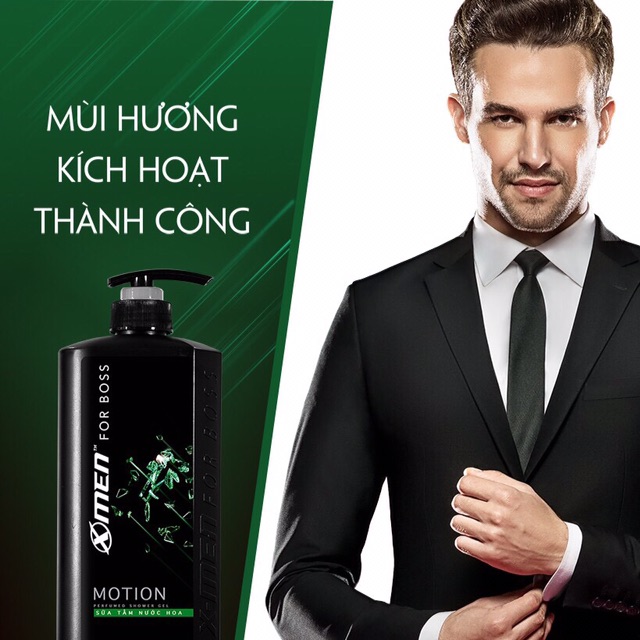 Sữa tắm nước hoa X-Men For Boss Motion 650g