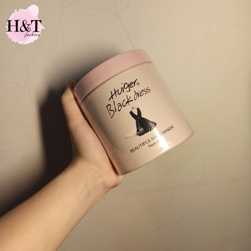 ( HÀNG NHẬT REAL) Kem hấp ủ xả Huiger Black Dress 1000ml váy đen