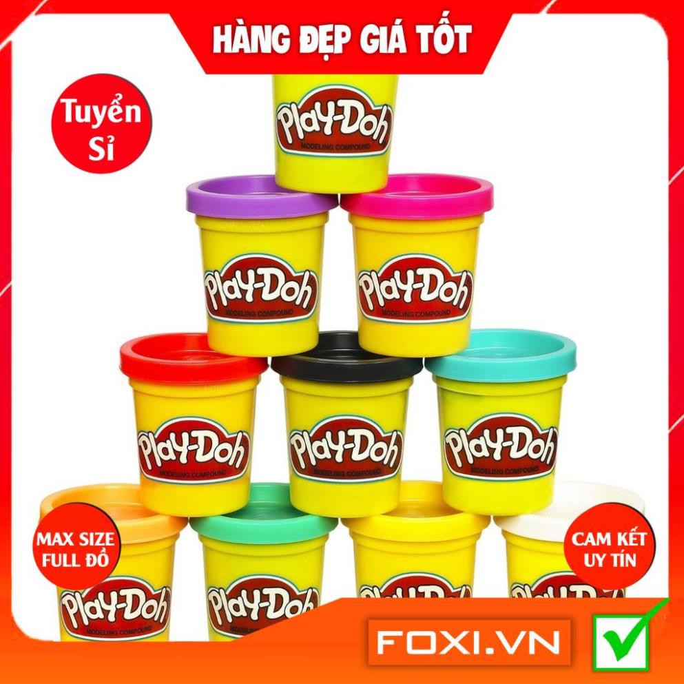 SÉT 4-6 Hộp Đất Nặn an toàn Play Doh loại To-Hàng VNXK CLC-Tăng trí tưởng tượng và sự khéo léo