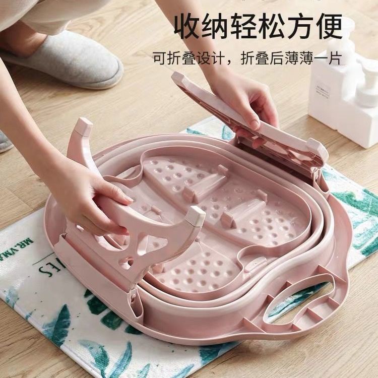 Chậu Nhựa Ngâm Chân Mát Xa Gấp Gọn Tiện Dụng | BigBuy360 - bigbuy360.vn