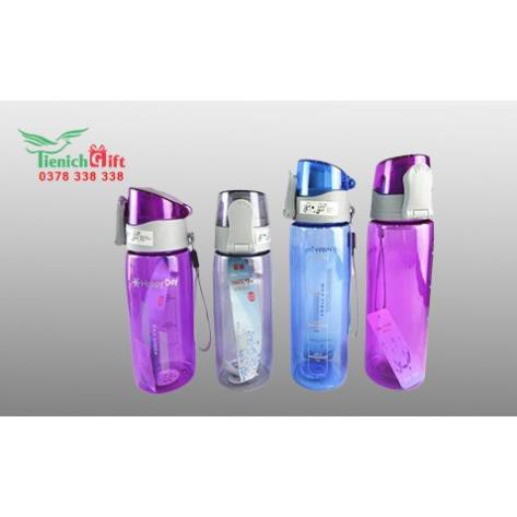 Bình Đựng Nước Thể Thao Quảng Cáo 800ml [ shop giao ngẫu nhiên mẫu mã và màu sắc ]