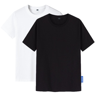 Áo Thun Trơn Nam Nữ Màu Đen Trắng Phôm Chuẩn Tay Ngắn, Chất COTTON Cao Cấp, AT09.1