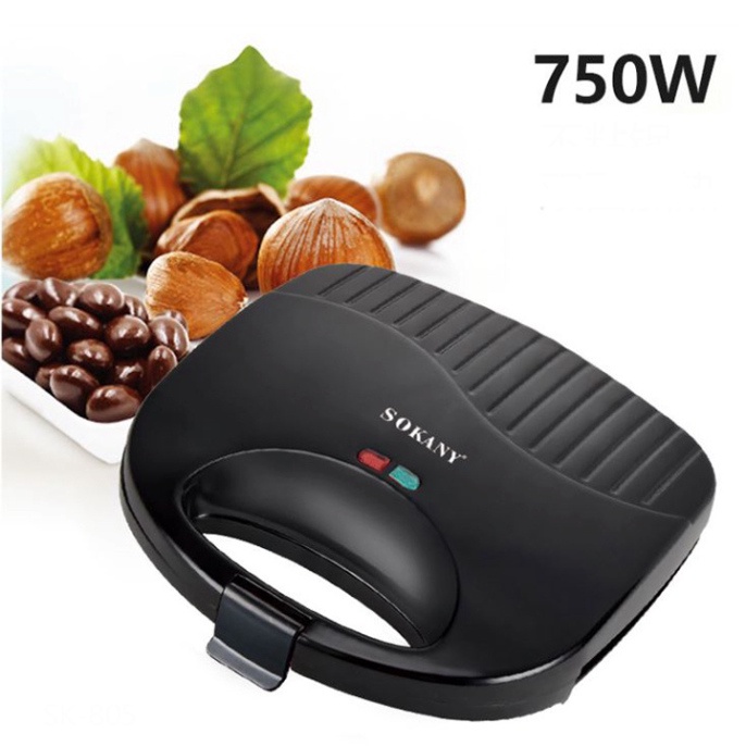 Máy làm bánh hạt dẻ 12 lỗ, bánh óc chó Sokany
