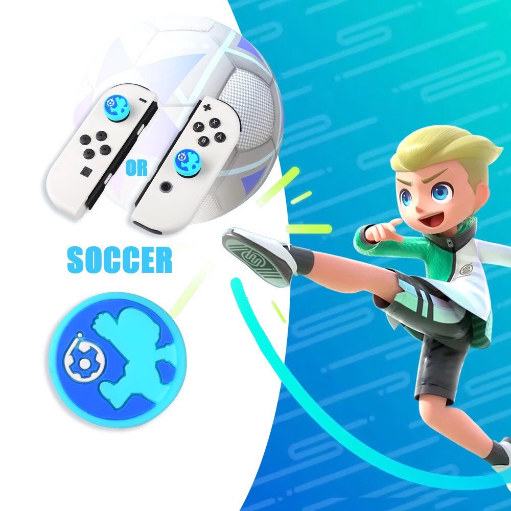 Set 4 Núm Bọc Analog Cho Tay Cầm Nintendo Switch Oled / v2 / Switch Lite Phiên Bản Sports