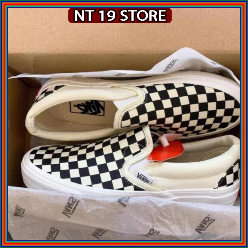 Giày caro nam nữ buộc dây , Giày thể thao sneaker vans lười có dây buộc hottrend 2022 full box bill